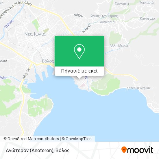 Ανώτερον (Anoteron) χάρτης