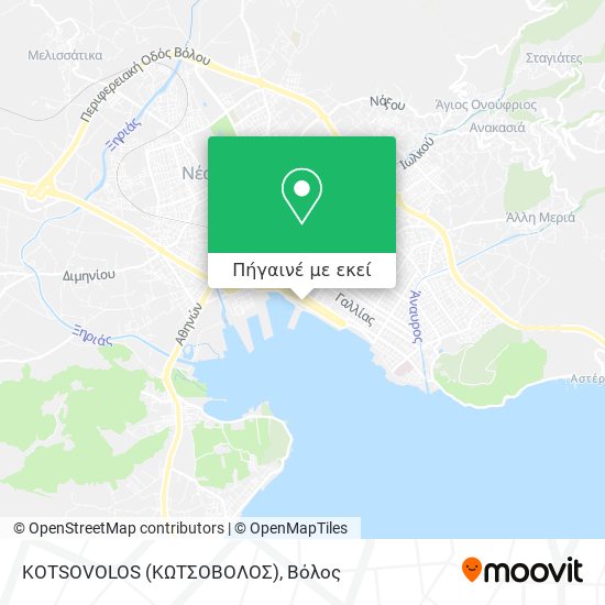 KOTSOVOLOS (ΚΩΤΣΟΒΟΛΟΣ) χάρτης