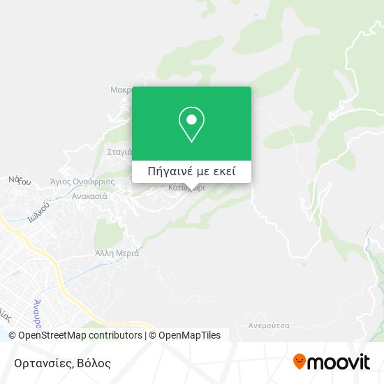 Ορτανσίες χάρτης