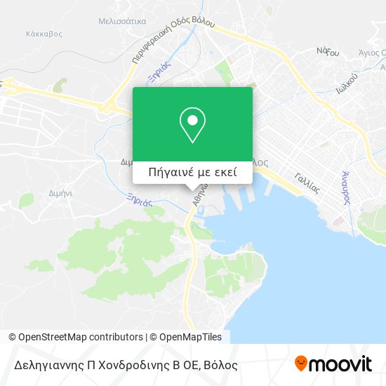 Δεληγιαννης Π Χονδροδινης Β ΟΕ χάρτης