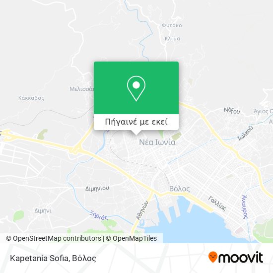 Kapetania Sofia χάρτης