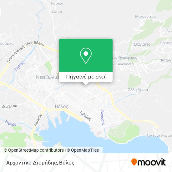 Αρχοντικό Διομήδης χάρτης