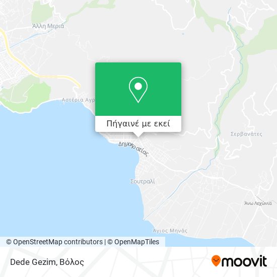 Dede Gezim χάρτης