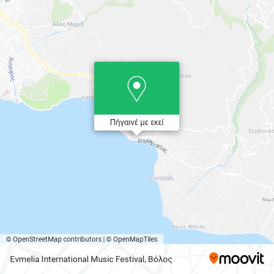 Evmelia International Music Festival χάρτης