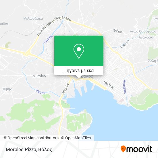 Morales Pizza χάρτης