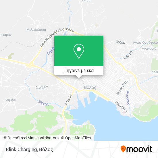 Blink Charging χάρτης