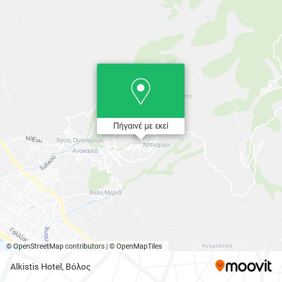 Alkistis Hotel χάρτης