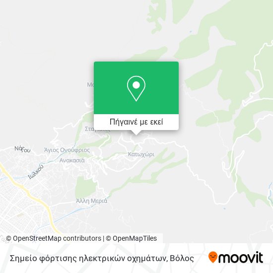 Σημείο φόρτισης ηλεκτρικών οχημάτων χάρτης