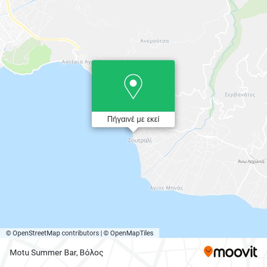 Motu Summer Bar χάρτης