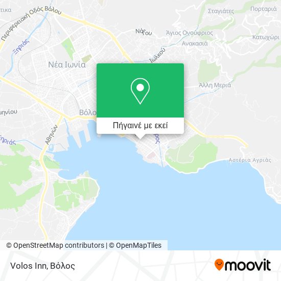 Volos Inn χάρτης