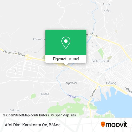 Afoi Dim. Karakosta Oe χάρτης