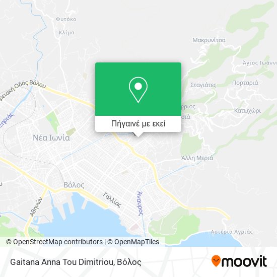 Gaitana Anna Tou Dimitriou χάρτης