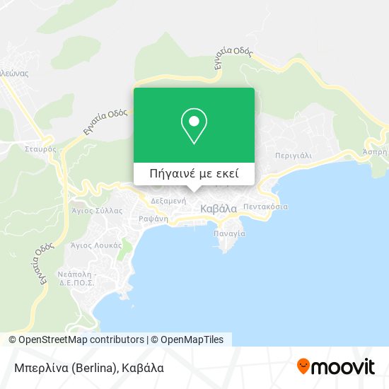 Μπερλίνα (Berlina) χάρτης