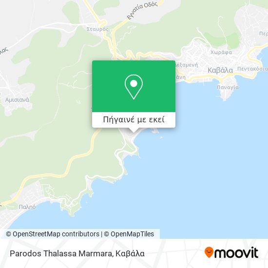Parodos Thalassa Marmara χάρτης