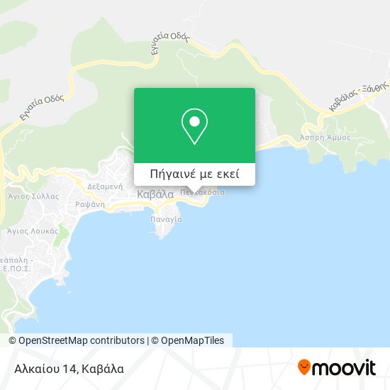 Αλκαίου 14 χάρτης