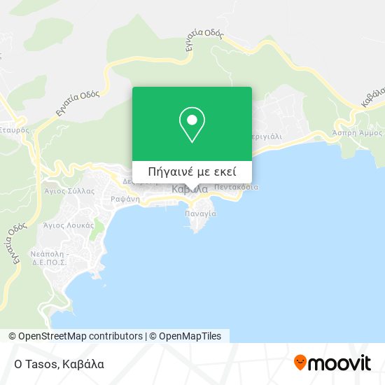 O Tasos χάρτης