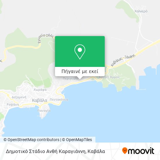 Δημοτικό Στάδιο Ανθή Καραγιάννη χάρτης