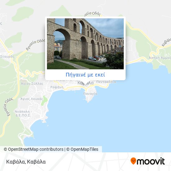 Καβάλα χάρτης