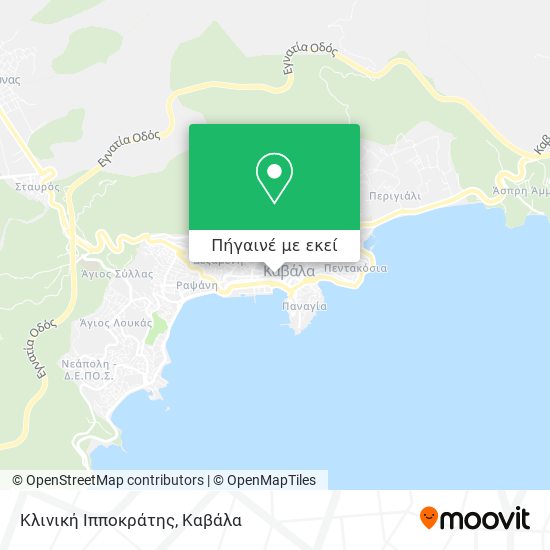 Κλινική Ιπποκράτης χάρτης