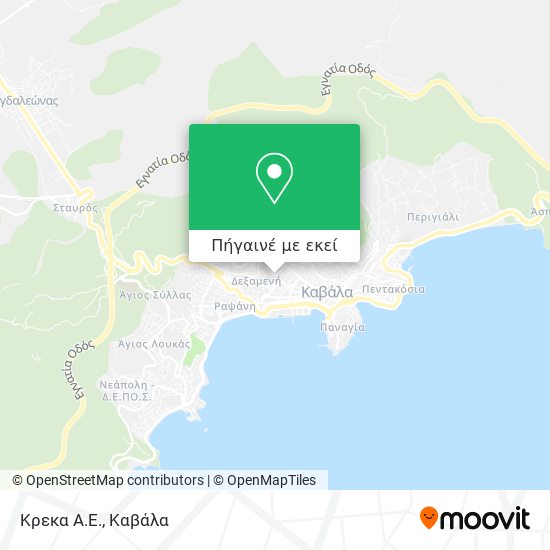Κρεκα Α.Ε. χάρτης