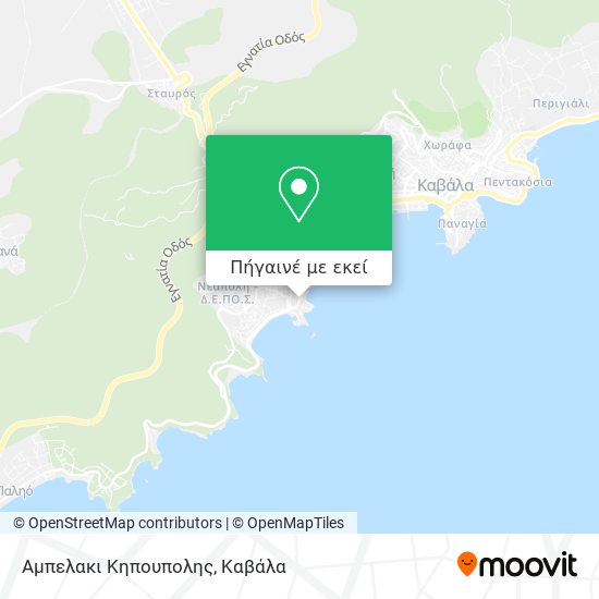 Αμπελακι Κηπουπολης χάρτης