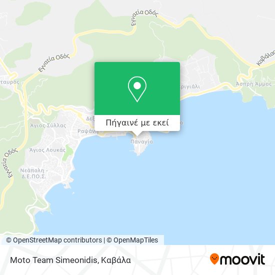 Moto Team Simeonidis χάρτης