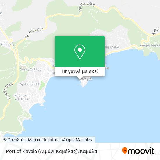 Port of Kavala (Λιμάνι Καβάλας) χάρτης