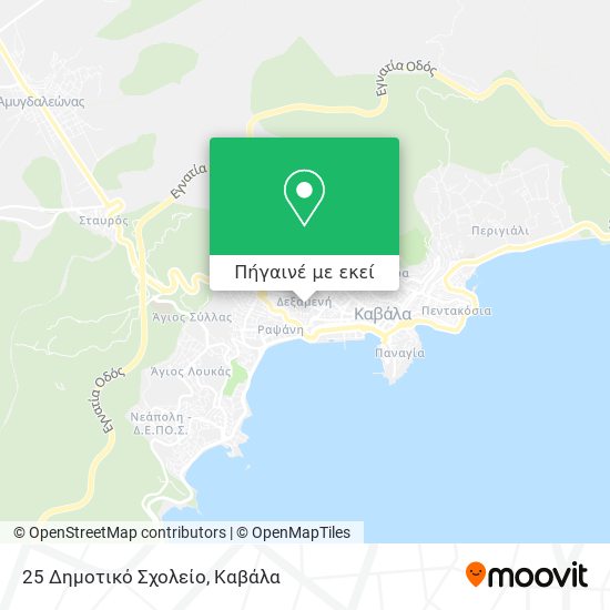 25 Δημοτικό Σχολείο χάρτης