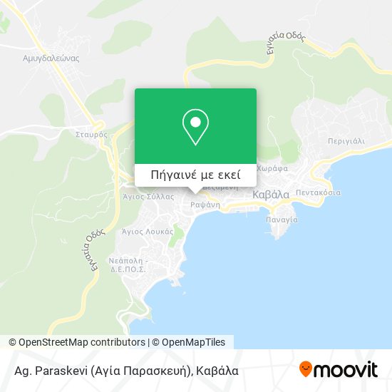 Ag. Paraskevi (Αγία Παρασκευή) χάρτης