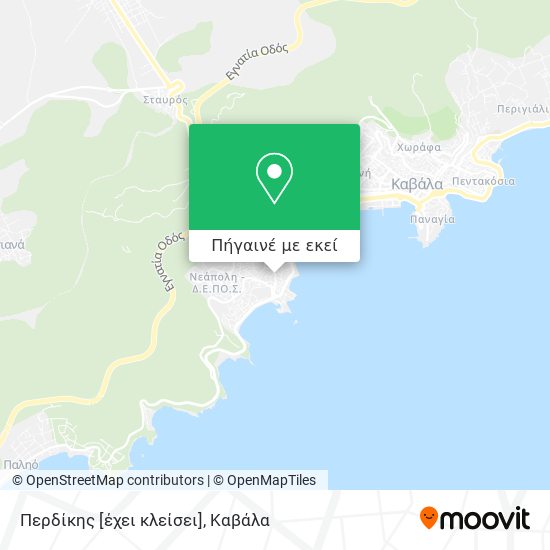 Περδίκης [έχει κλείσει] χάρτης