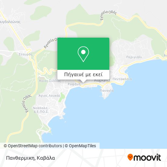 Πανθερμικη χάρτης