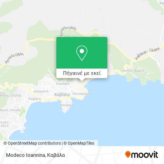 Modeco Ioannina χάρτης