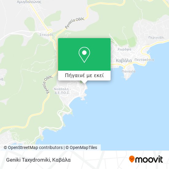 Geniki Taxydromiki χάρτης