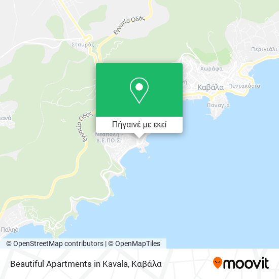 Beautiful Apartments in Kavala χάρτης