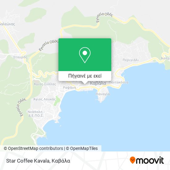 Star Coffee Kavala χάρτης