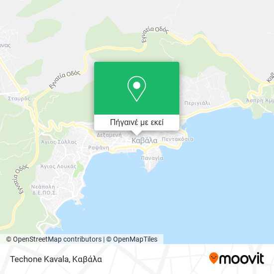 Techone Kavala χάρτης