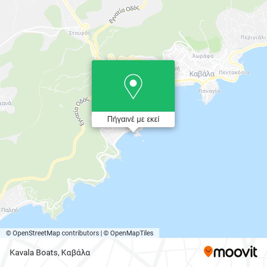 Kavala Boats χάρτης