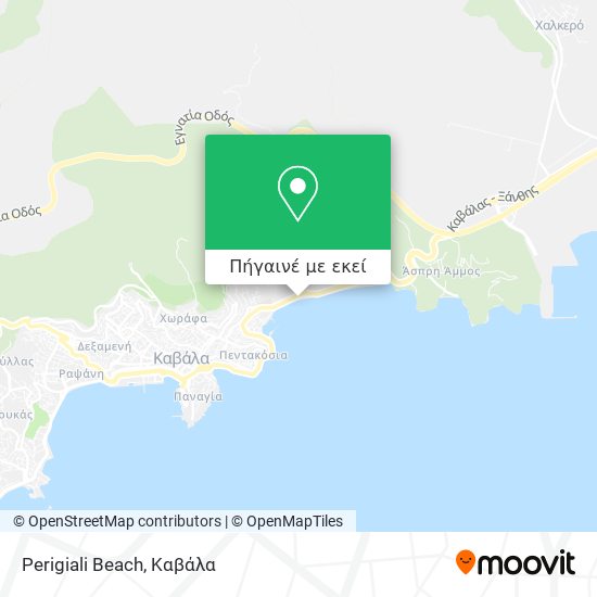 Perigiali Beach χάρτης