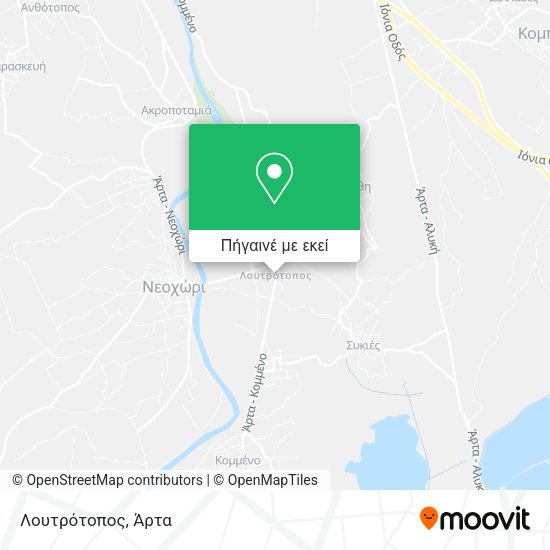 Λουτρότοπος χάρτης