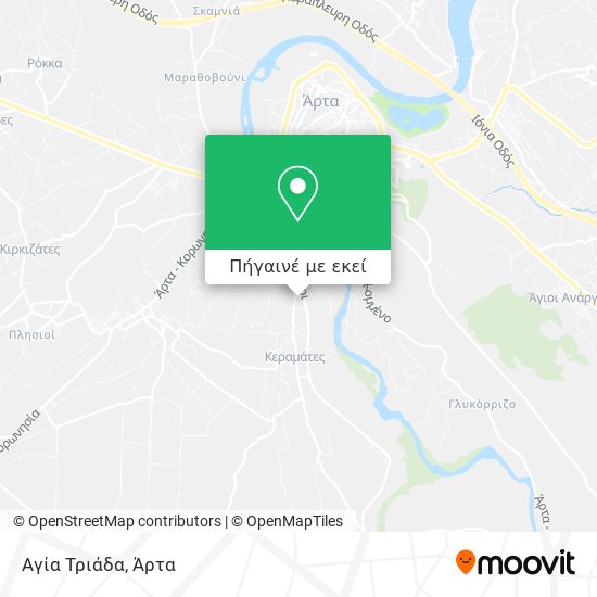 Αγία Τριάδα χάρτης