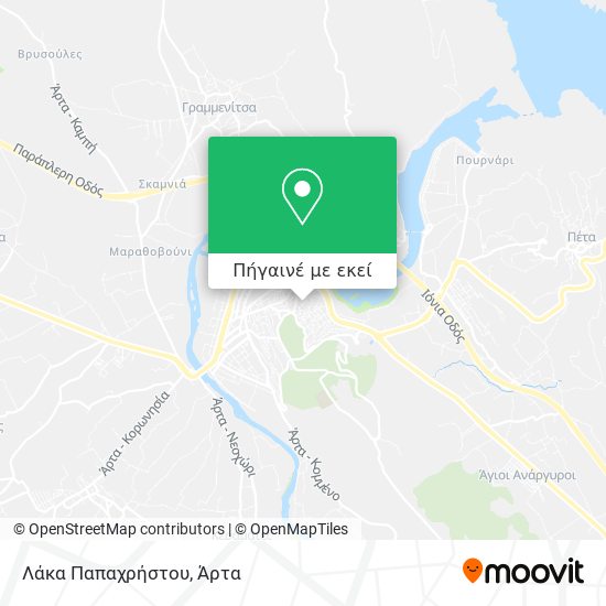 Λάκα Παπαχρήστου χάρτης