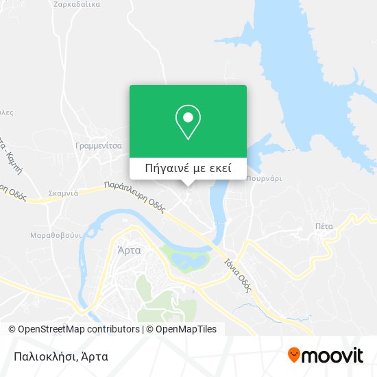 Παλιοκλήσι χάρτης
