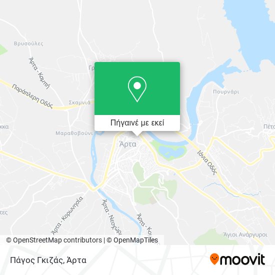 Πάγος Γκιζάς χάρτης