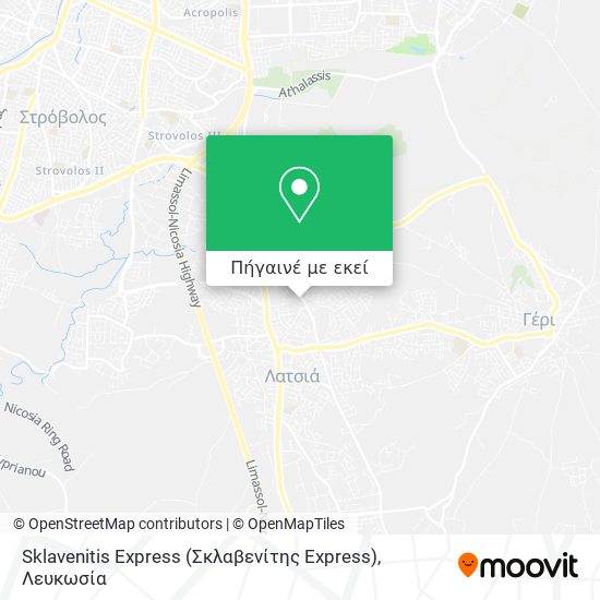 Sklavenitis Express (Σκλαβενίτης Express) χάρτης