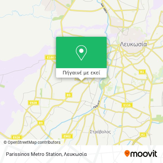 Parissinos Metro Station χάρτης