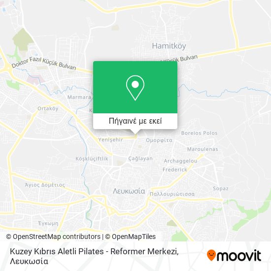 Kuzey Kıbrıs Aletli Pilates - Reformer Merkezi χάρτης