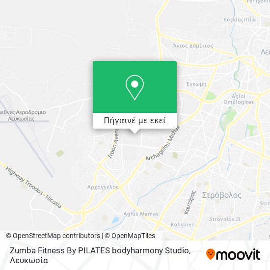 Zumba Fitness By PILATES bodyharmony Studio χάρτης