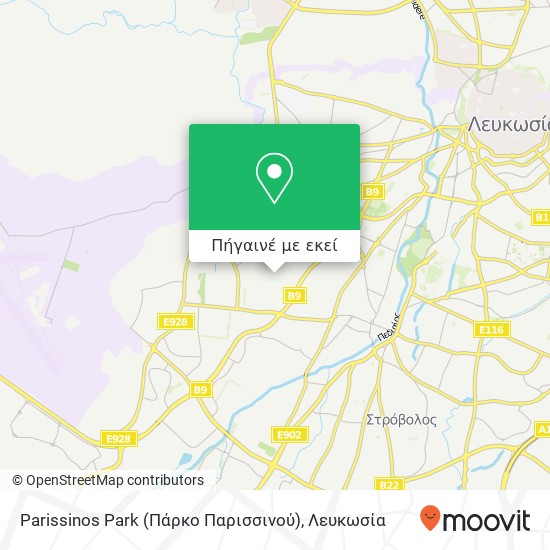 Parissinos Park (Πάρκο Παρισσινού) χάρτης