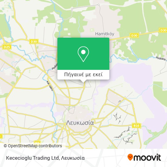 Kececioglu Trading Ltd χάρτης