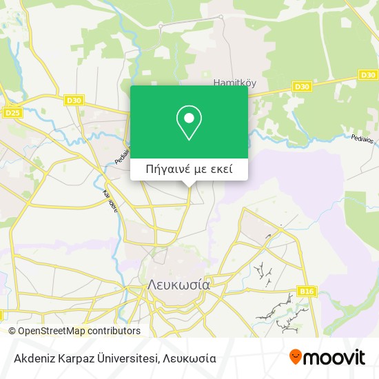 Akdeniz Karpaz Üniversitesi χάρτης